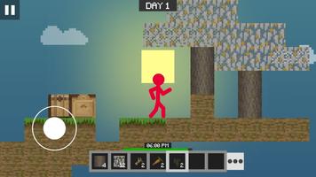 Stickman vs Multicraft: Skyblock Craft پوسٹر