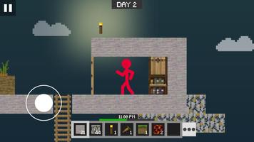 Stickman vs Multicraft: Skyblock Craft Screenshot 1