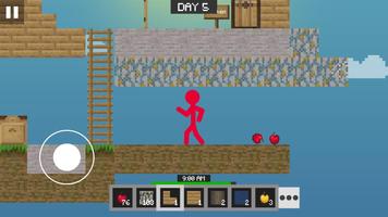 Stickman vs Multicraft: Skyblock Craft syot layar 2