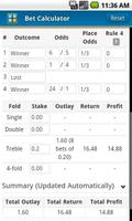 Bet Calculator ảnh chụp màn hình 2