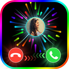 Appel de couleur - écran appelant de couleur Flash icône
