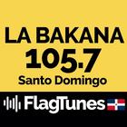 Radio La Bakana 105.7 FM Santo Domingo FlagTunes simgesi