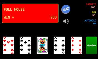 Jolly Card Poker স্ক্রিনশট 1