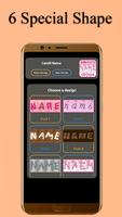 Write your name with  fancy text Candli shape syot layar 3
