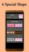 Écrivez votre nom avectexte fantaisie forme Candli capture d'écran 1