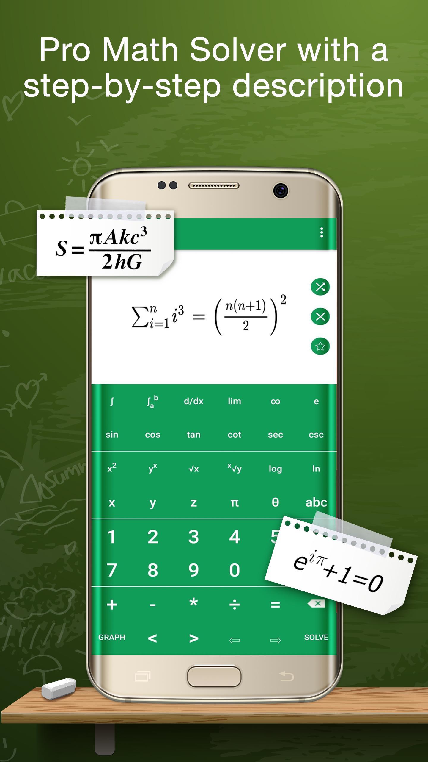 ดาวน์โหลด Math Solver With Steps & Graphing Calculator APK สำหรับ Android