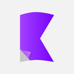 Kinder sticker label maker. icon
