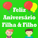 feliz aniversário filha & filho mensagens, imagens APK