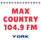 آیکون‌ Max Country 104.9 Fm York Live