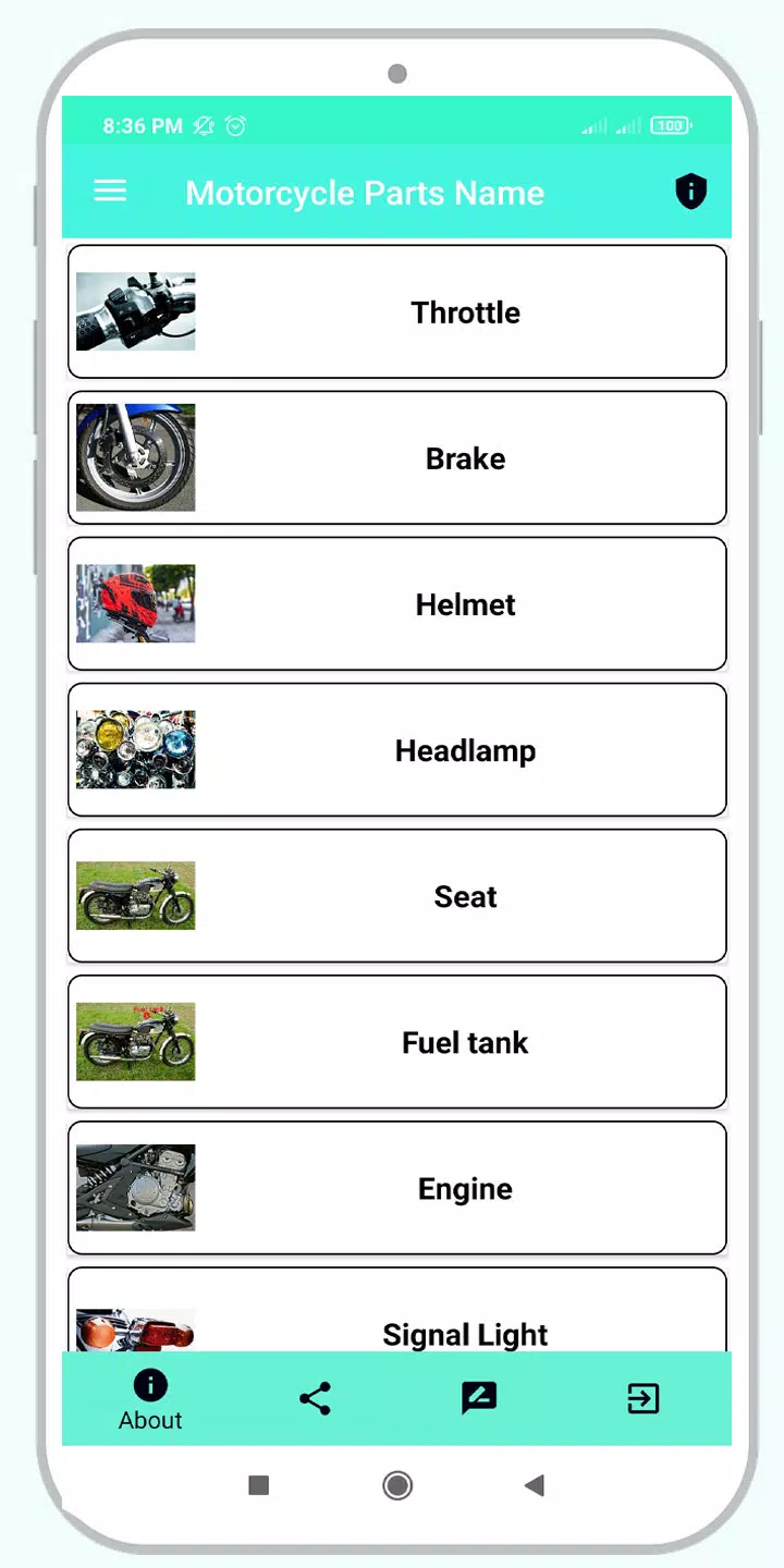 Motorcycle Parts Name APK for Android Download