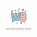 [솜테마] winter simple note APK