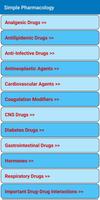 2 Schermata Simple Pharmacology