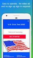 US Citizenship Test with audio poster
