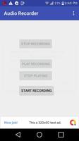 Audio recorder poster