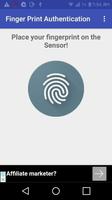 FINGER PRINT AUTHENTICATION syot layar 1
