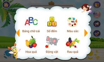 Tieng Anh Cho Tre Em - Be Hoc Tieng Anh & Hoc Chu скриншот 1