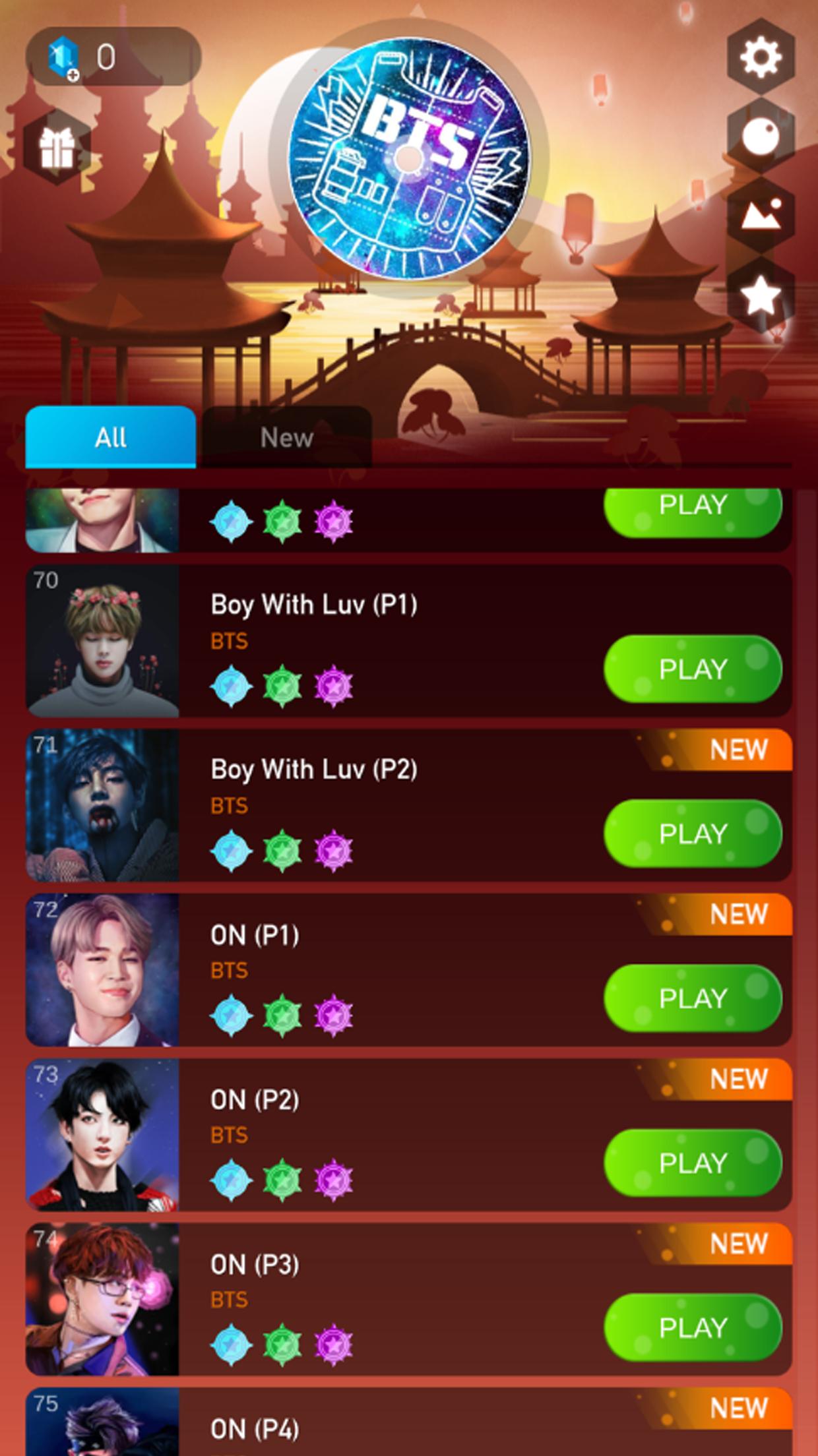 Bts Hop Kpop Rush Tiles Game For Android Apk Download