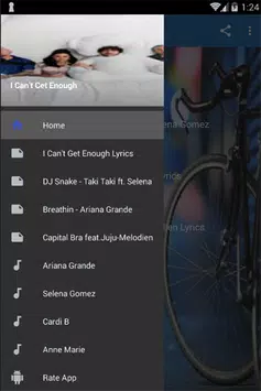 I Can't Get Enough Mp3 Lyric APK for Android Download