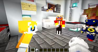 Sonic Parkour Mod Fast Adventure Map For MCPE ภาพหน้าจอ 1