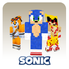 Skins Sonic for Minecraft PE 圖標
