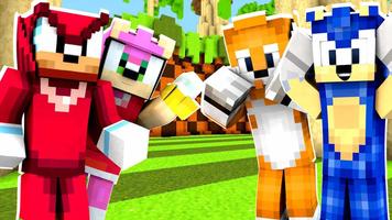 Skins Sonic for Minecraft PE تصوير الشاشة 1