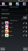 World Clock Widget capture d'écran 3