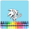 Soni Hedgehog Coloring