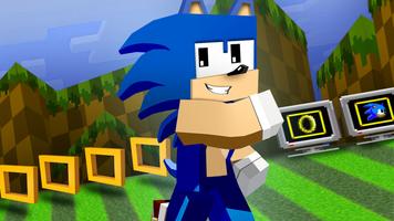 Mod of Sonic for Minecraft PE पोस्टर