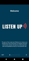 Listen Up Platform for Action پوسٹر