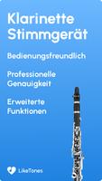Klarinette Stimmgerät Plakat