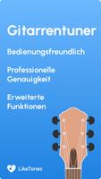 Gitarre Stimmgerät Plakat