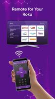 Remote control app for Roku TV Affiche