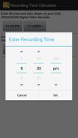 Recording Time Calculator स्क्रीनशॉट 1
