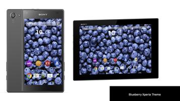 TStyle BlueBerry Xperia Theme penulis hantaran