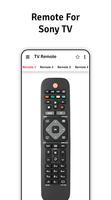 Remote Control For Sony TV Affiche