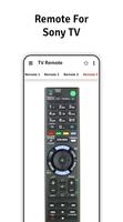 Remote Control For Sony TV Affiche