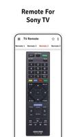 Remote Control For Sony TV captura de pantalla 1