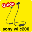 sony wi c200 guide