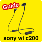 آیکون‌ sony wi c200 guide