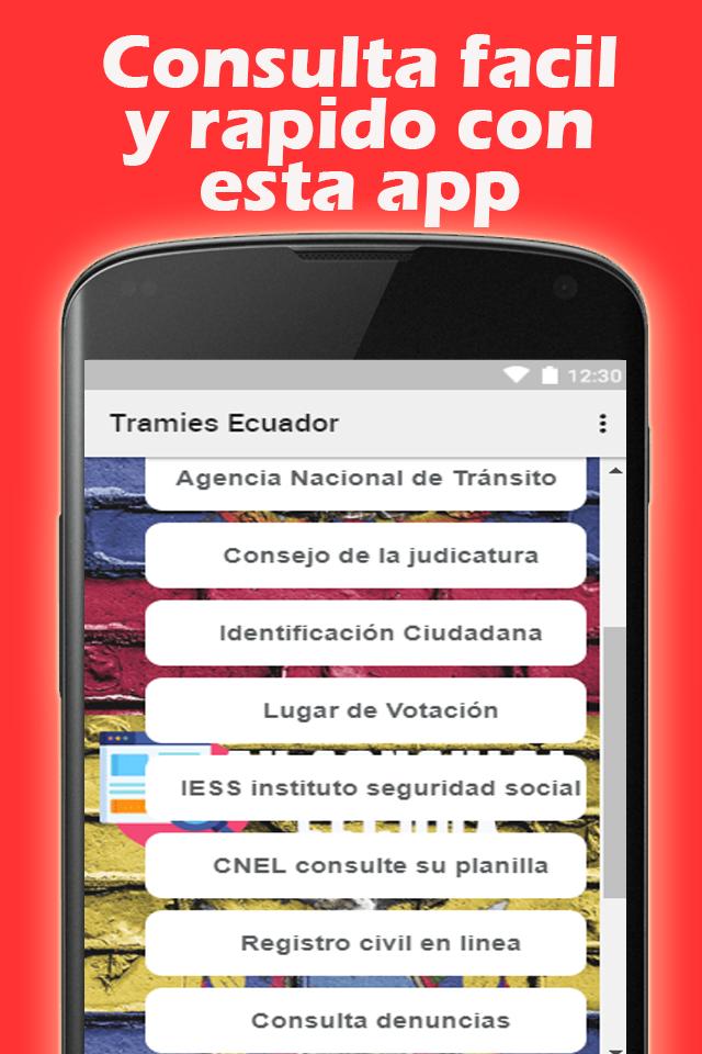 Consultar Cedula Ecuador Tramites Iess En Linea For Android Apk