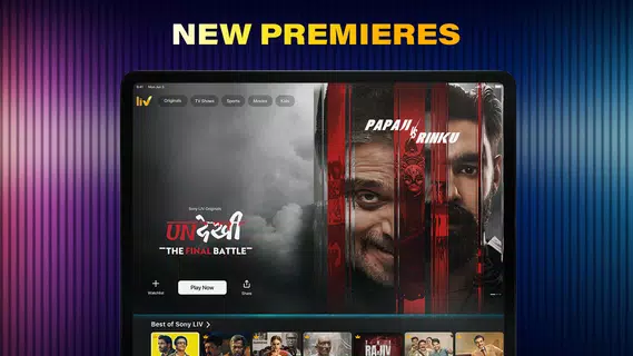 Sony LIV: Series, Shows, Movie