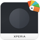 Xperia™ Minimal Dark Theme ícone