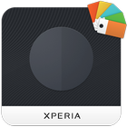 Xperia™ Minimal Dark Theme آئیکن