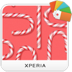 Xperia™ Candy Cane Theme