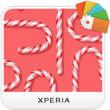Xperia™ Candy Cane Theme simgesi