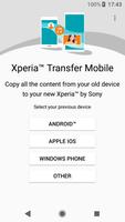 Xperia Transfer Mobile Plakat