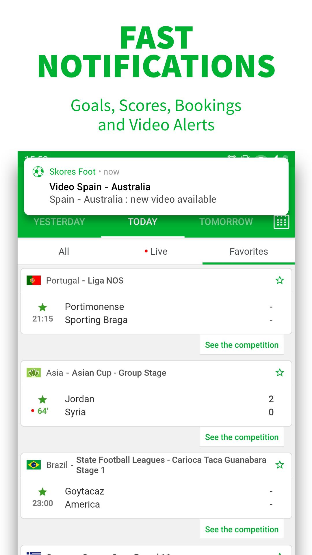 SKORES - Piłka nożna na żywo - Wyniki na żywo 2020 for Android - APK  Download