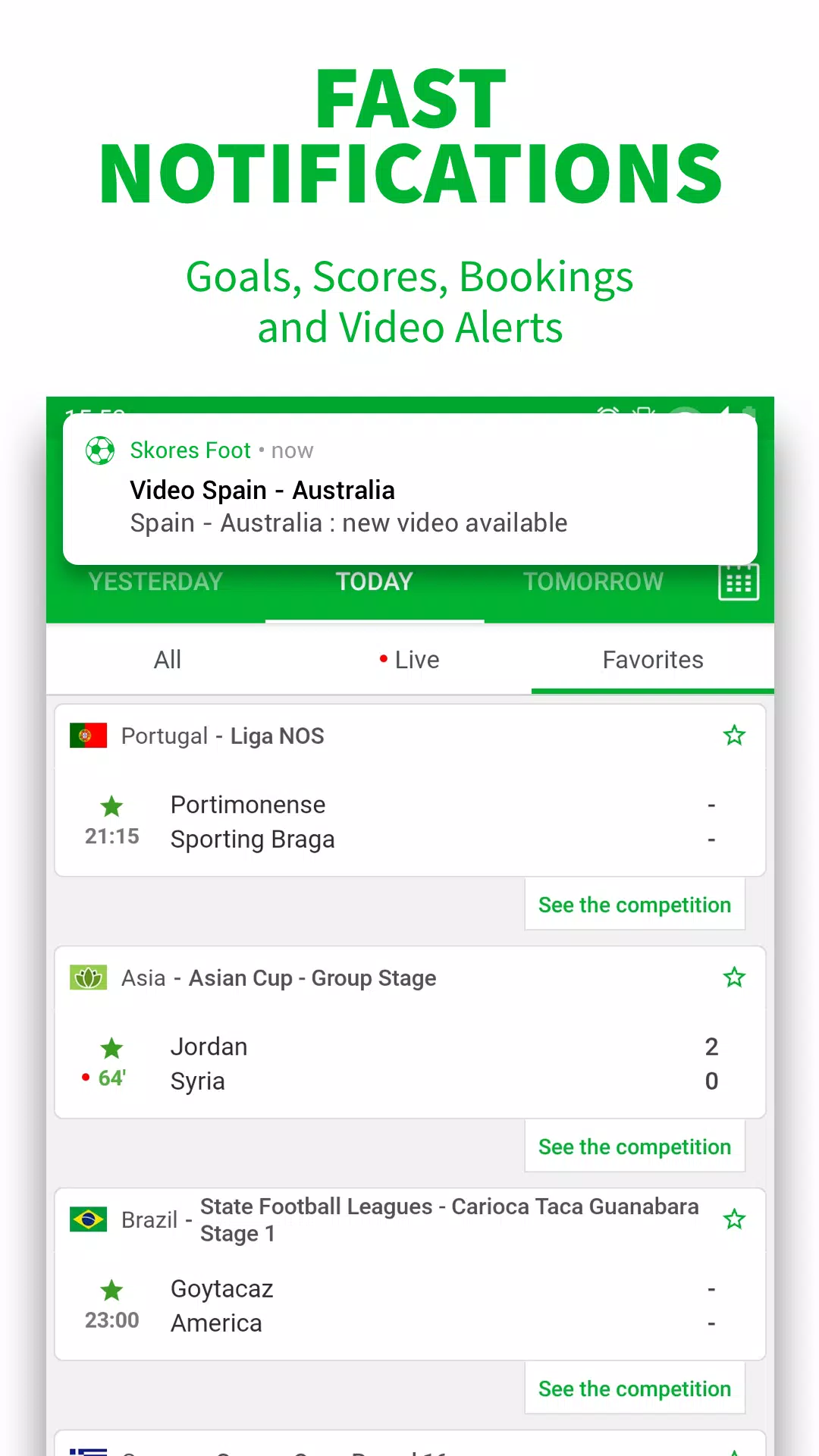 Baixar Playscores Resultados Ao Vivo recente 3.4.1-19 Android APK