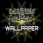 Illution And Black Wallpaper icône