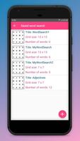 English Word Search Maker ภาพหน้าจอ 3